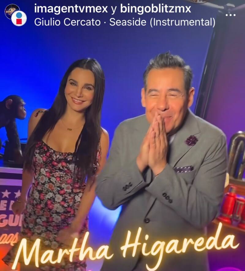 La actriz es la invitada a Bingo Blitz, programa de concurso