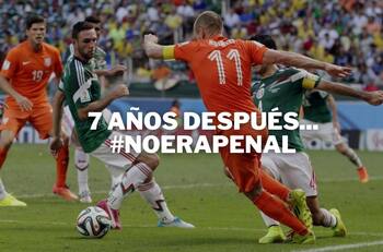 Recuerdo: 7 años de aquel #NoEraPenal del Mundial 2014
