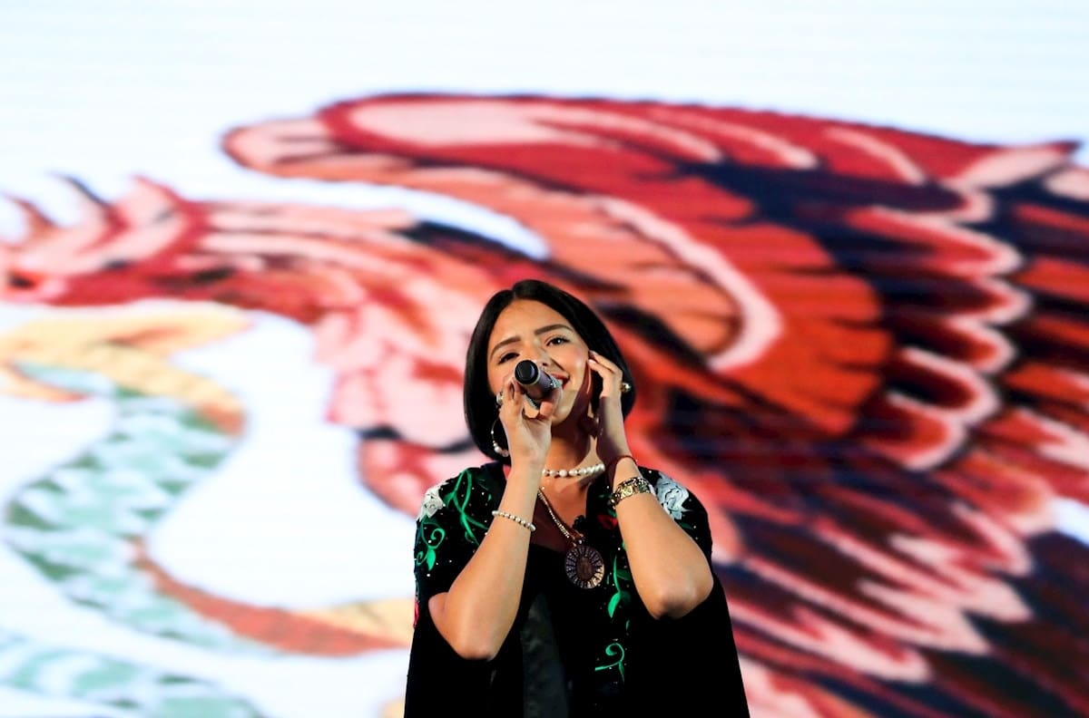 Ángelita Aguilar reveló la razón por la que no cobró ni un centavo por interpretar el Himno Nacional