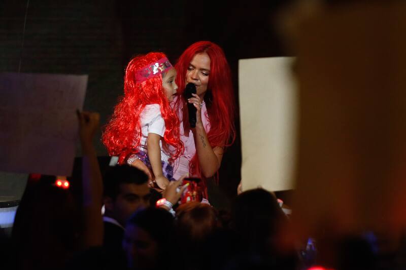 Vina del Mar, 19 de Febrero de 2023
Karol G se presenta en la Primera noche del Festival de Vina del mar 2023.
Sebastian Cisternas/Aton Chile