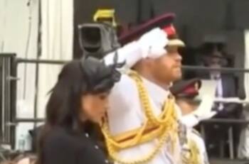 VIDEO: ¿Así despidieron Harry y Meghan al Príncipe Felipe en su funeral?