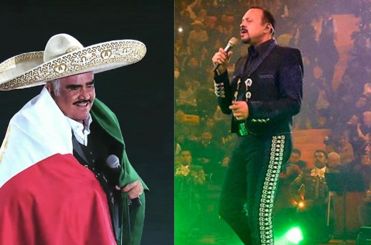 Pepe Aguilar manda buenos deseos a Vicente Fernández en la Arena Ciudad de México
