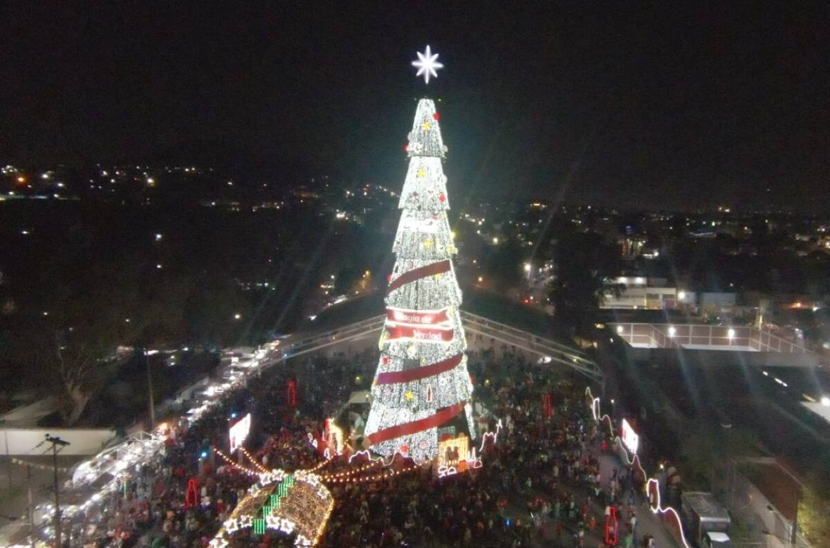 Si estás en la CDMX corre a ver el Árbol de Navidad monumental
