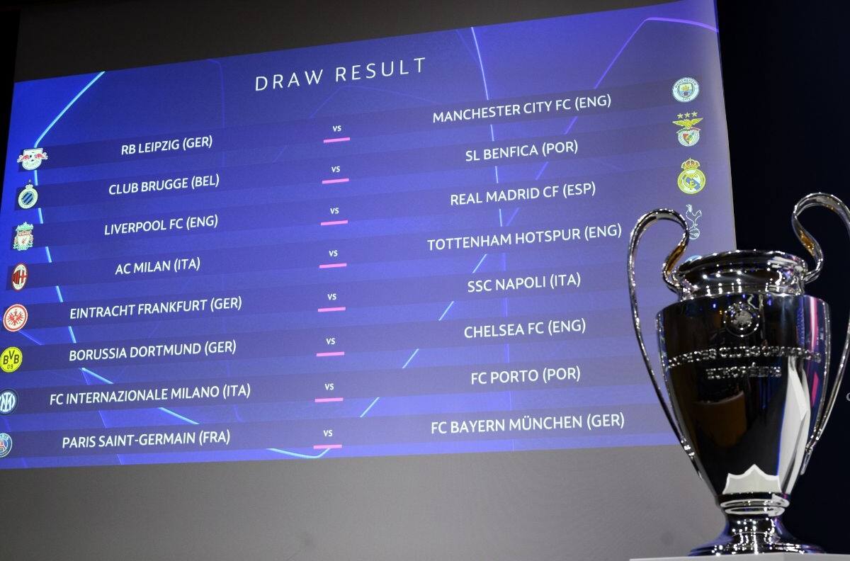 Resultados del sorteo de la Champions League: Así se jugarán los octavos de final