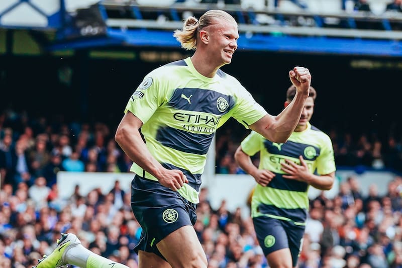 Erling Haaland es actualmente la gran figura del Manchester City.