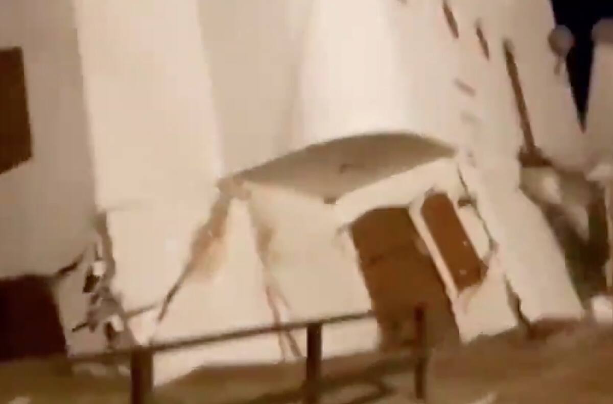 Video: Un edificio se derrumbó en Argentina e impactó a las redes sociales