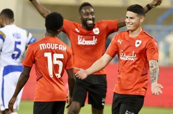 James Rodríguez anotó su primer gol en Catar