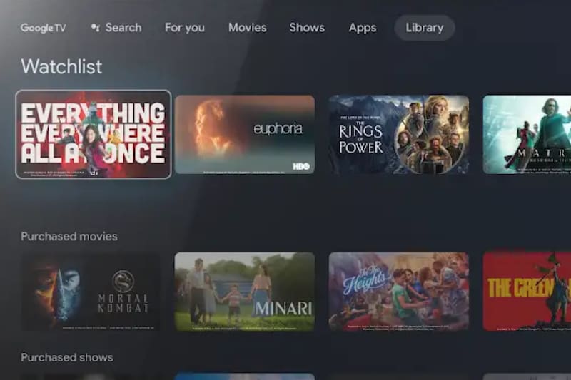 Acá podrás encontrar contenido de diferentes servicios de streaming.