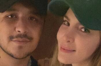 "Gracias por apoyar al mejor cantante del mundo"; Belinda irrumpe en concierto de Christian Nodal