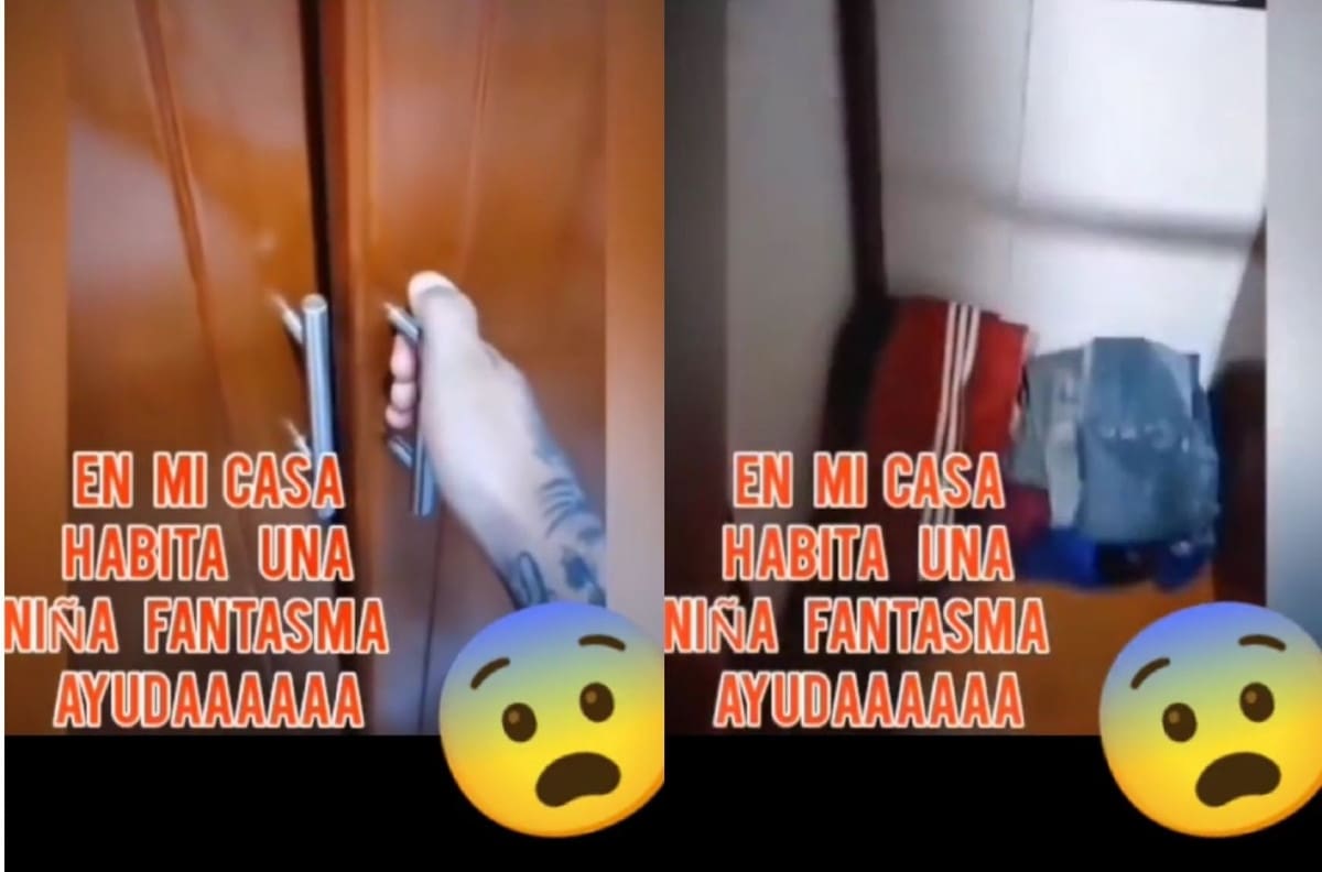 VIDEO VIRAL: Captaron a un fantasma dentro de un armario