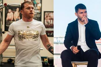 Canelo Álvarez manda mensaje al Kun Agüero tras su retiro del futbol