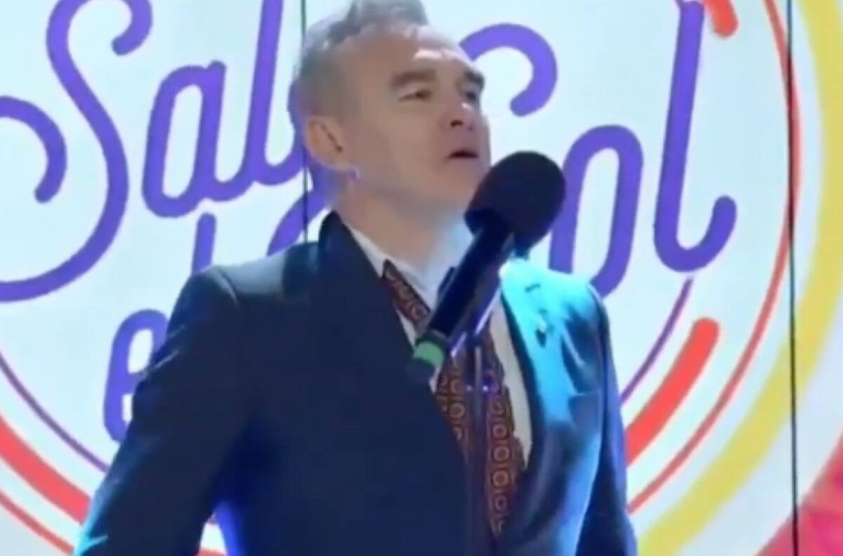 El día que Morrissey hizo playblack en "Sale el Sol"