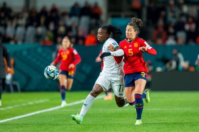 El partido entre Zambia y España, tras el cual se habría producido el deleznable hecho.