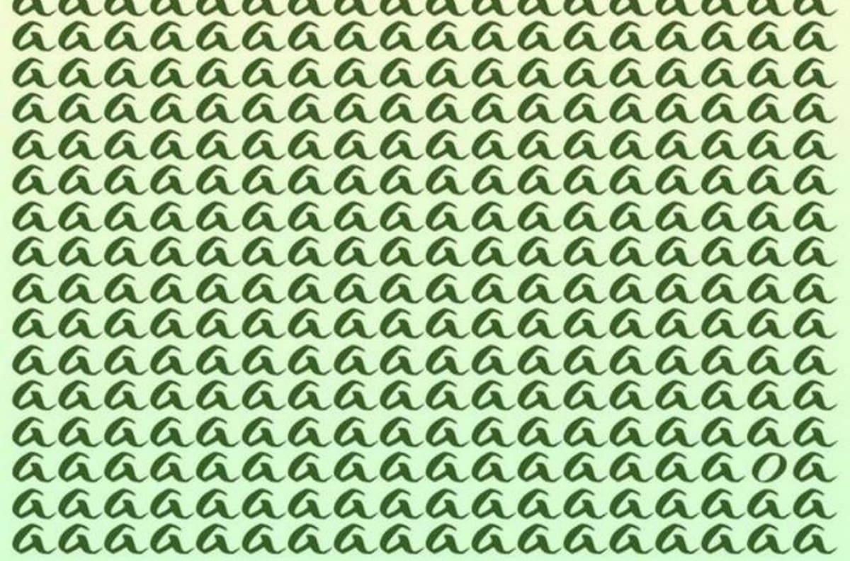 Acertijo visual: Encuentra la letra O en menos de 10 segundos