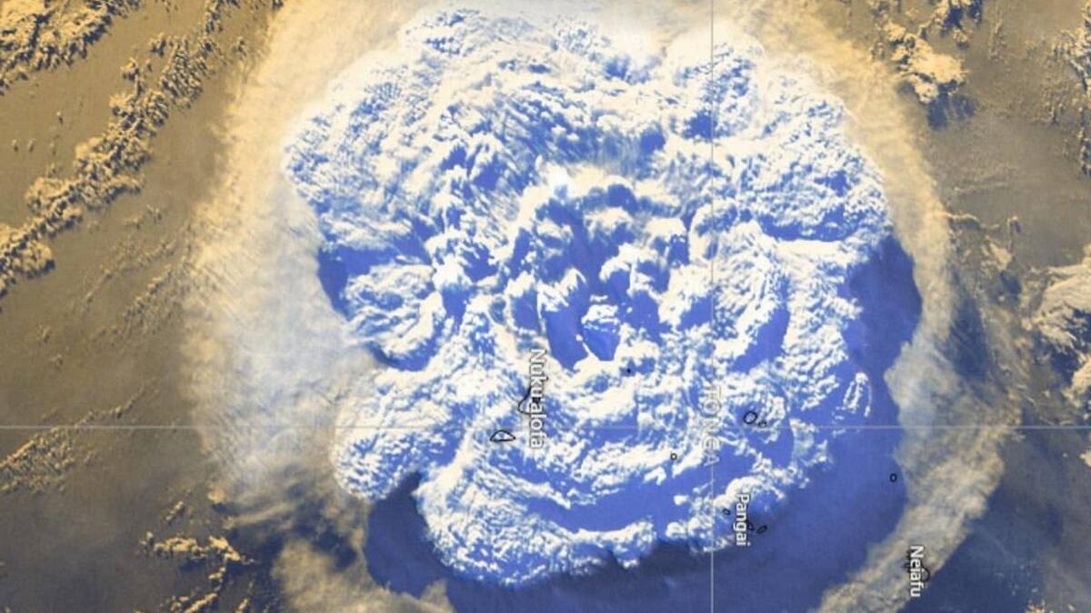 Detectan nueva "gran erupción" volcánica en Tonga