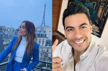 Cynthia Rodríguez y Carlos Rivera disfrutan de unas románticas vacaciones en París