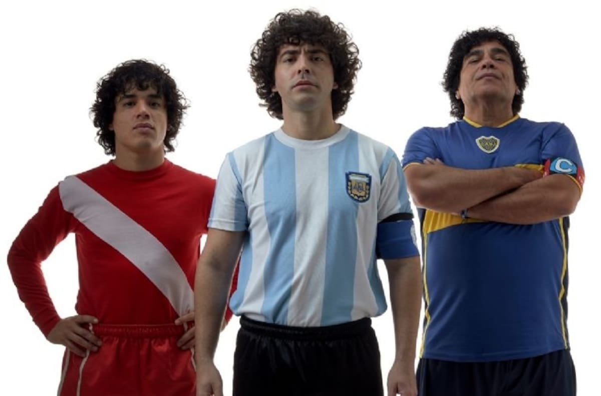 Ellos son los tres "Maradonas" que te contarán la historia del 10 ¡Conócelos!