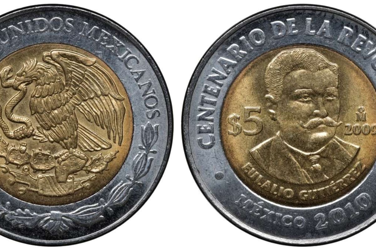 Numismática: Esta moneda de 5 pesos podría hacerte ganar más de 50 mil ¡Revísala!