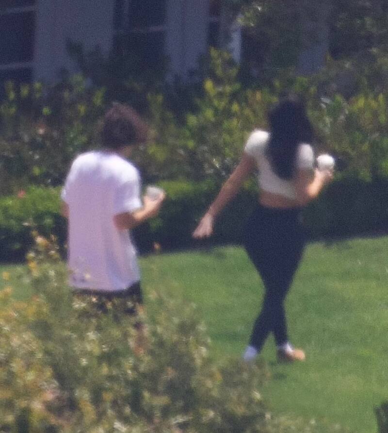 La socialité y el actor fueron captados pasando el tiempo juntos