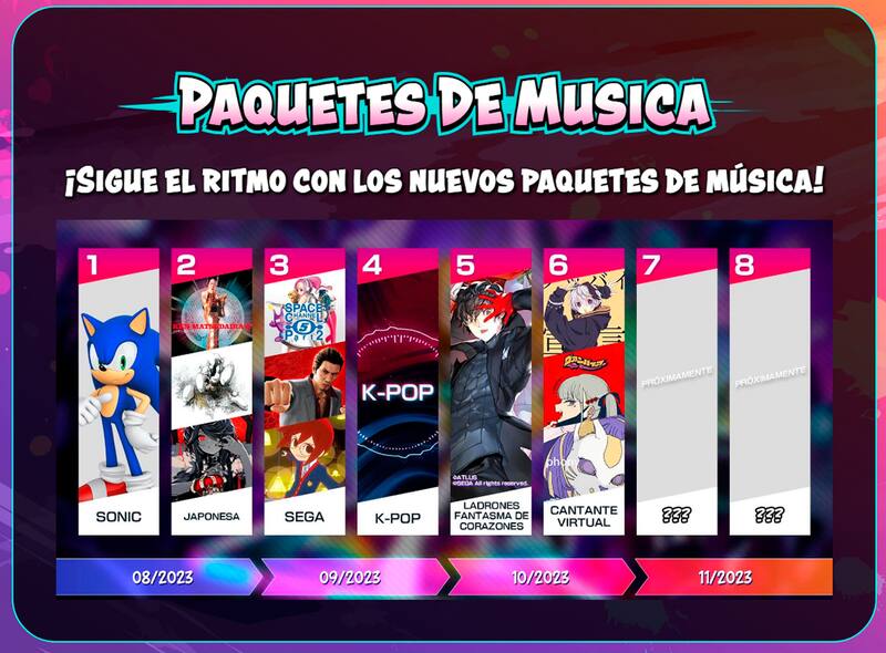 Conoce todas las nuevas canciones que se añadirán al juego.