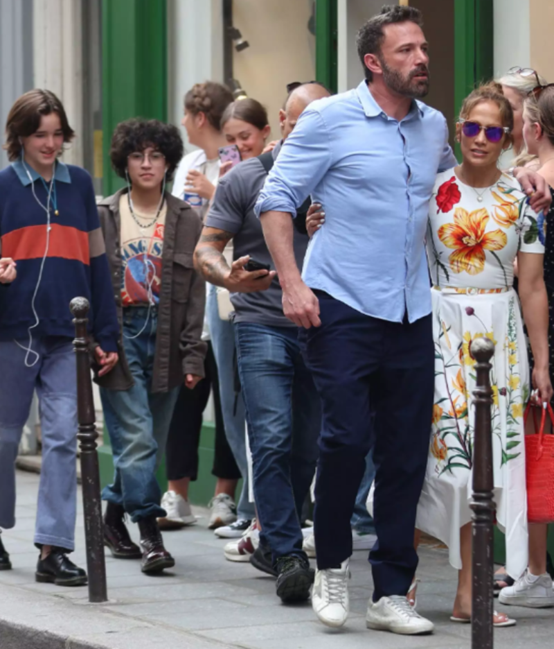 Jennifer Lopez y Ben Affleck de paseo con Emme y Seraphina