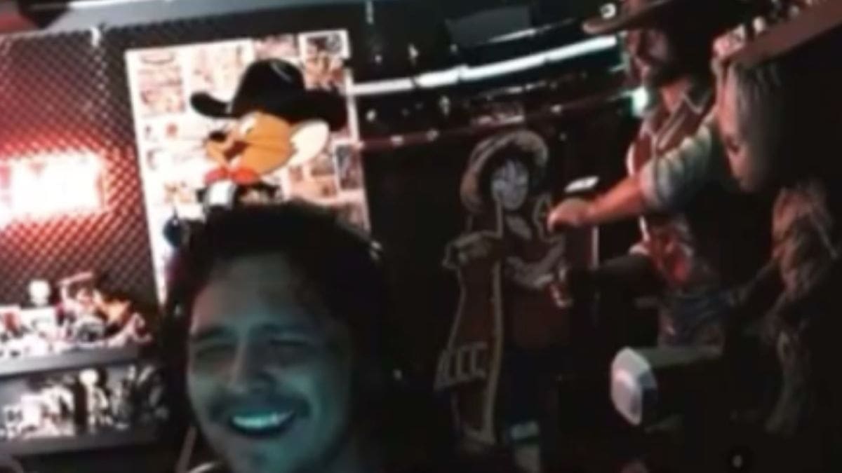 Christian Nodal experimenta actividad paranormal en video en vivo
