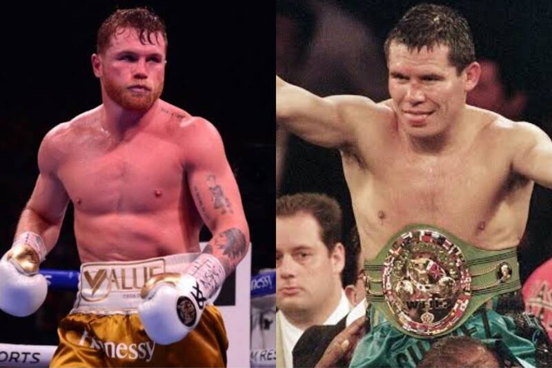 Julio César Chávez agarró de bajada a Canelo Álvarez. (Especial)