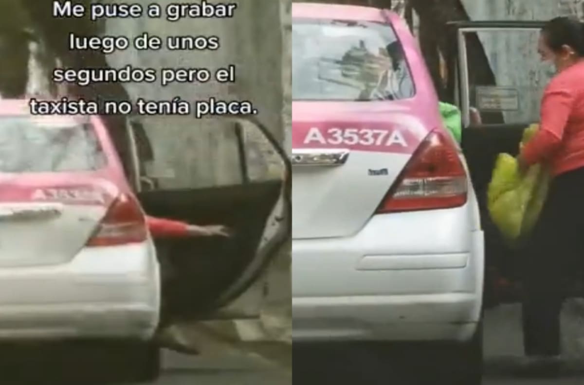 ALERTA: Circula en redes sociales nuevo video de mujeres que intentaron arrojarse de un taxi