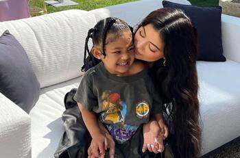 Stormi y una Kylie Jenner con un pronunciado embarazo también asistieron a Astroworld
