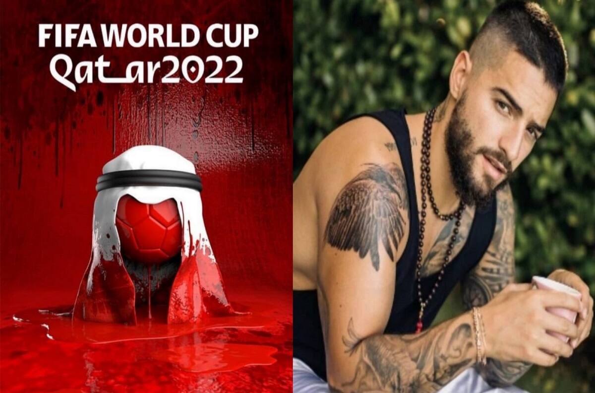 Maluma abandonó una entrevista al ser cuestionado en mundial de Qatar 2022 y se hace viral