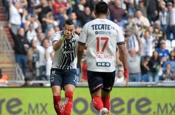 Funes Mori marca su 'hat-trick' y le da la victoria a Rayados sobre San Luis