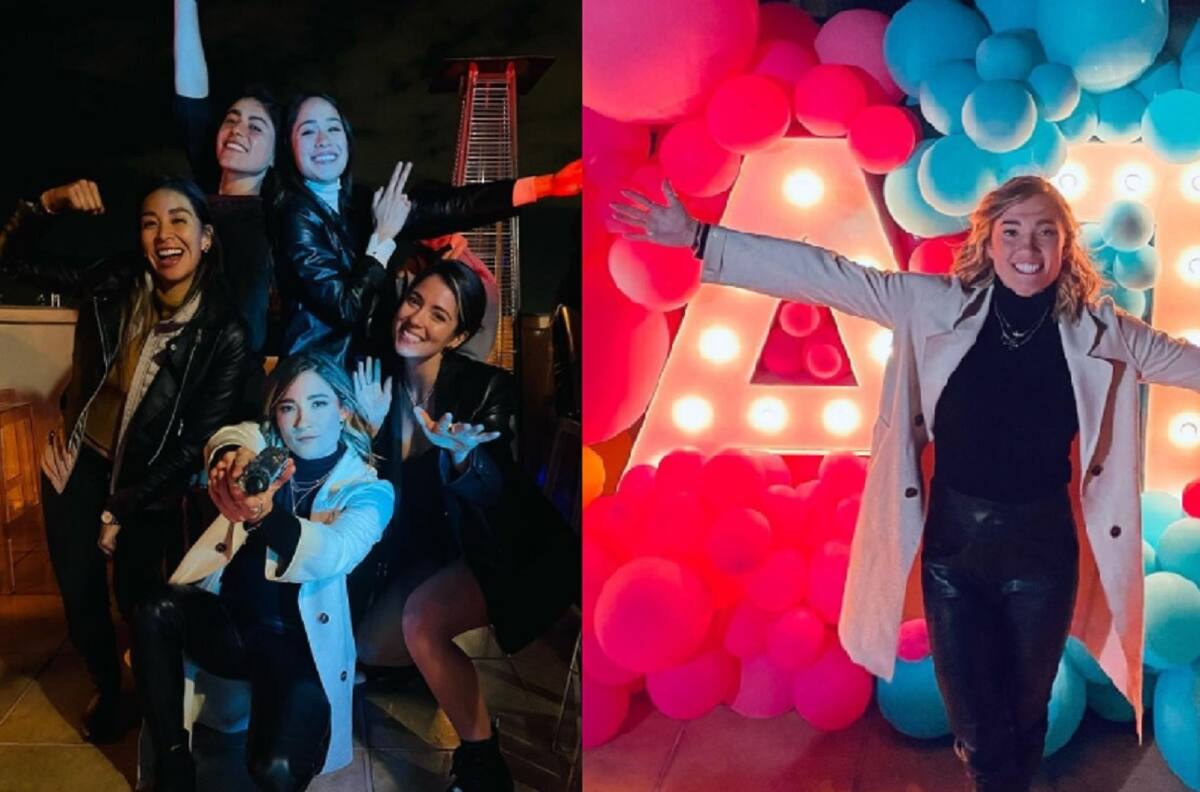 La celebración de Mati Álvarez con excompañeras de "Exatlón": "Hace dos años que no tenía una fiesta"