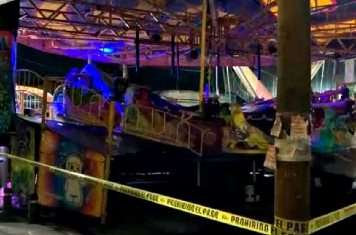 Hombre murió tras salir disparado de un juego mecánico en una feria callejera de la CDMX