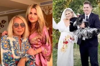 Mientras Laura Bozzo huye de la ley, su hija celebró su boda