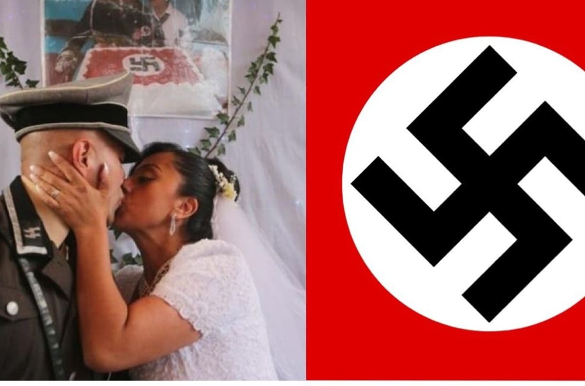 FOTOS: Boda al estilo nazi se hizo viral y organización judía pide condenarlos