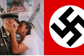 FOTOS: Boda al estilo nazi se hizo viral y organización judía pide condenarlos