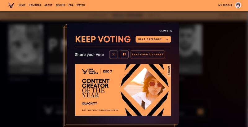 Bastará con un par de clics para poder votar.