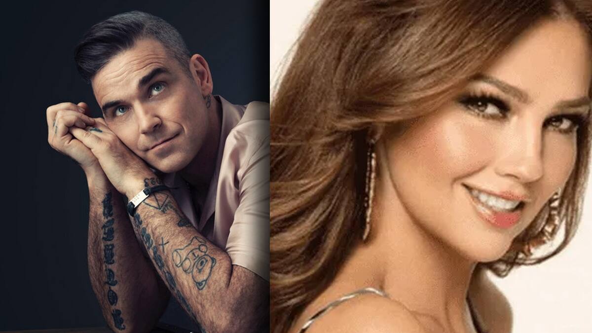 Thalía es la "muñequita" de Robbie Williams