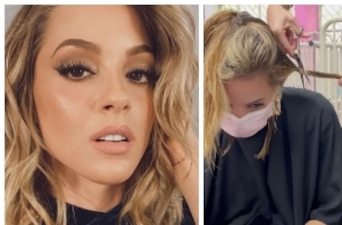 La influencer Mariana Rodríguez sorprende al cortarse el cabello