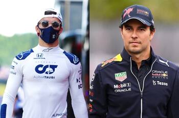 Pierre Gasly está decepcionado con Red Bull por la renovación de Checo Pérez