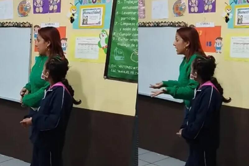 Maestra se hizo viral por enseñar Lengua de Señas a sus alumnos para darle la bienvenida a compañera sordomuda