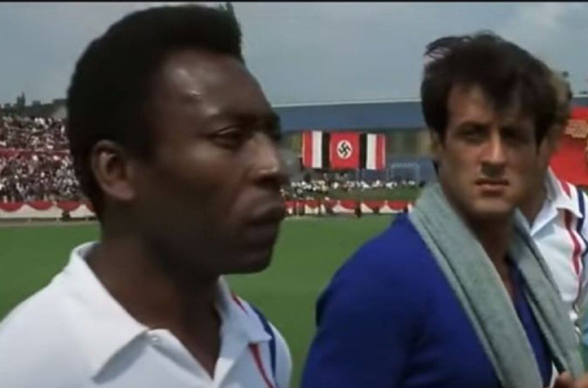 VIDEO | La vez que Pelé actuó con Sylvester Stallone y le rompió un dedo