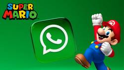 Ahora puedes cambiar el logo de WhatsApp por uno de la cara de Mario Bros