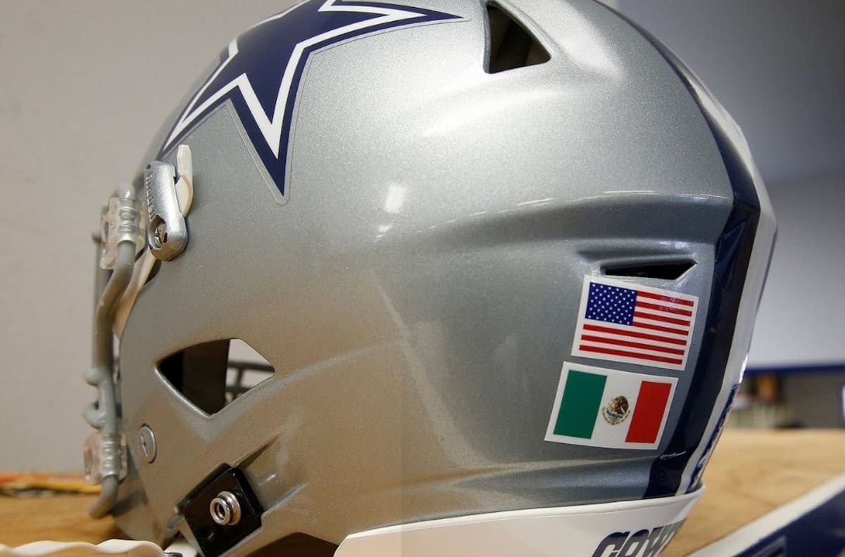 Jugador de Dallas Cowboys llevará la bandera de México en su casco
