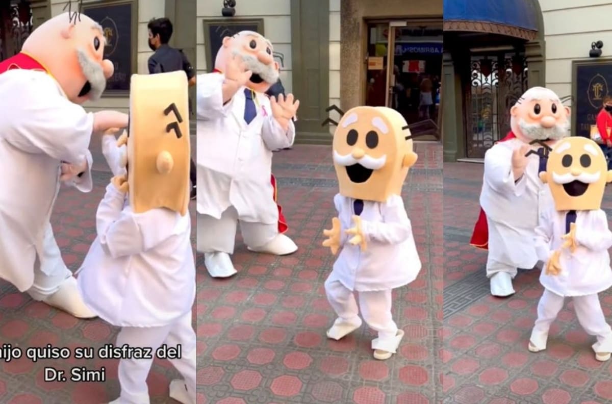 VIDEO | Niño se disfraza de Dr. Simi para Halloween y se hace viral