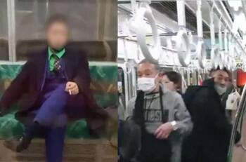 Videos: Sujeto vestido de “Joker” apuñaló y prendió fuego a vagones del metro; hay 15 personas heridas