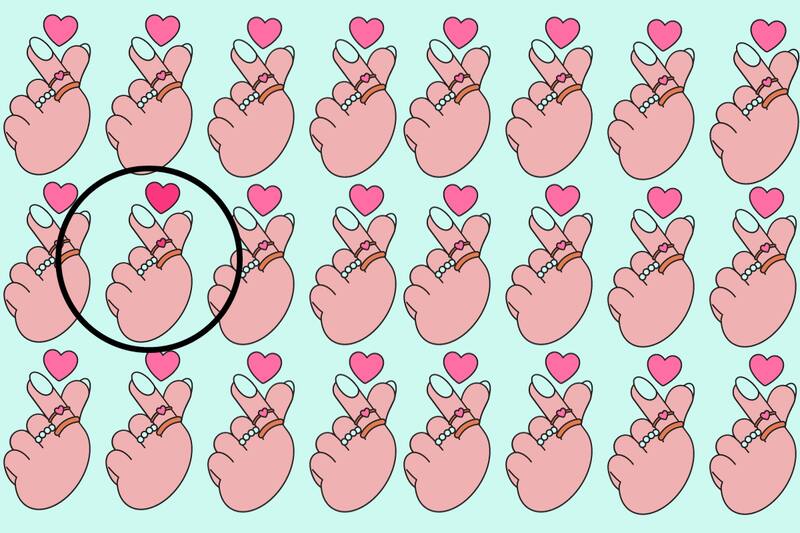 ¿Lo encontraste? Aquí se encontraba el dibujo diferente al resto.