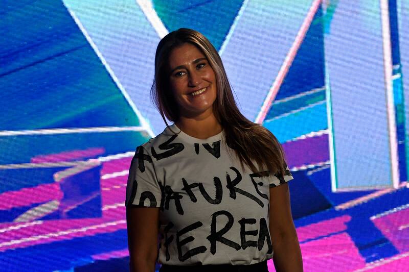 20 de Febrero del 2023 / VIÑA DEL MAR
Belen Mora , durante la conferencia de prensa del Festival Internacional de la Canción de Viña del Mar 2023
FOTO: PABLO OVALLE ISASMENDI / AGENCIAUNO