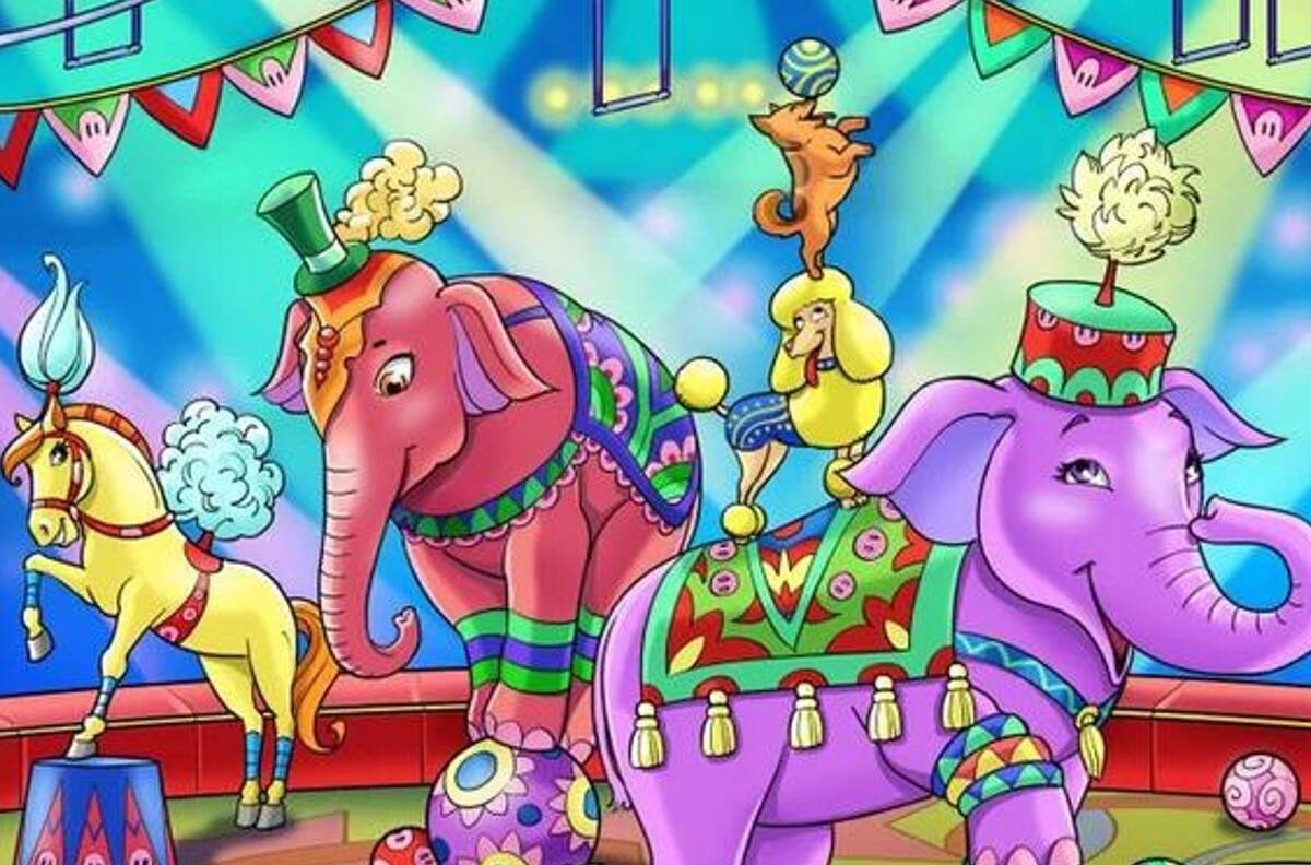 Acertijo visual: Ubica al cerdito en el circo, tienes 8 segundos