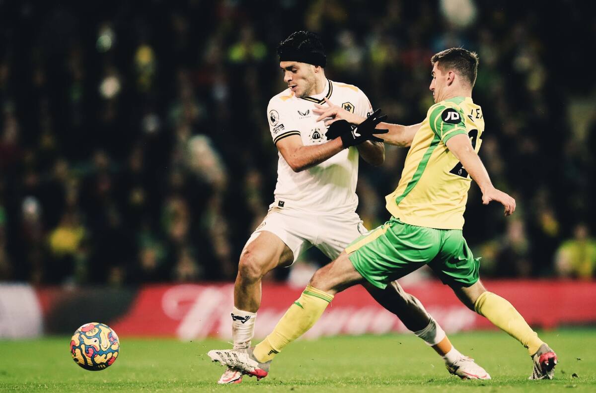 El resumen del empate entre el Norwich y los Wolves de Raúl Jiménez